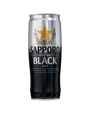Sapporo Lager Lata Negra 650ml